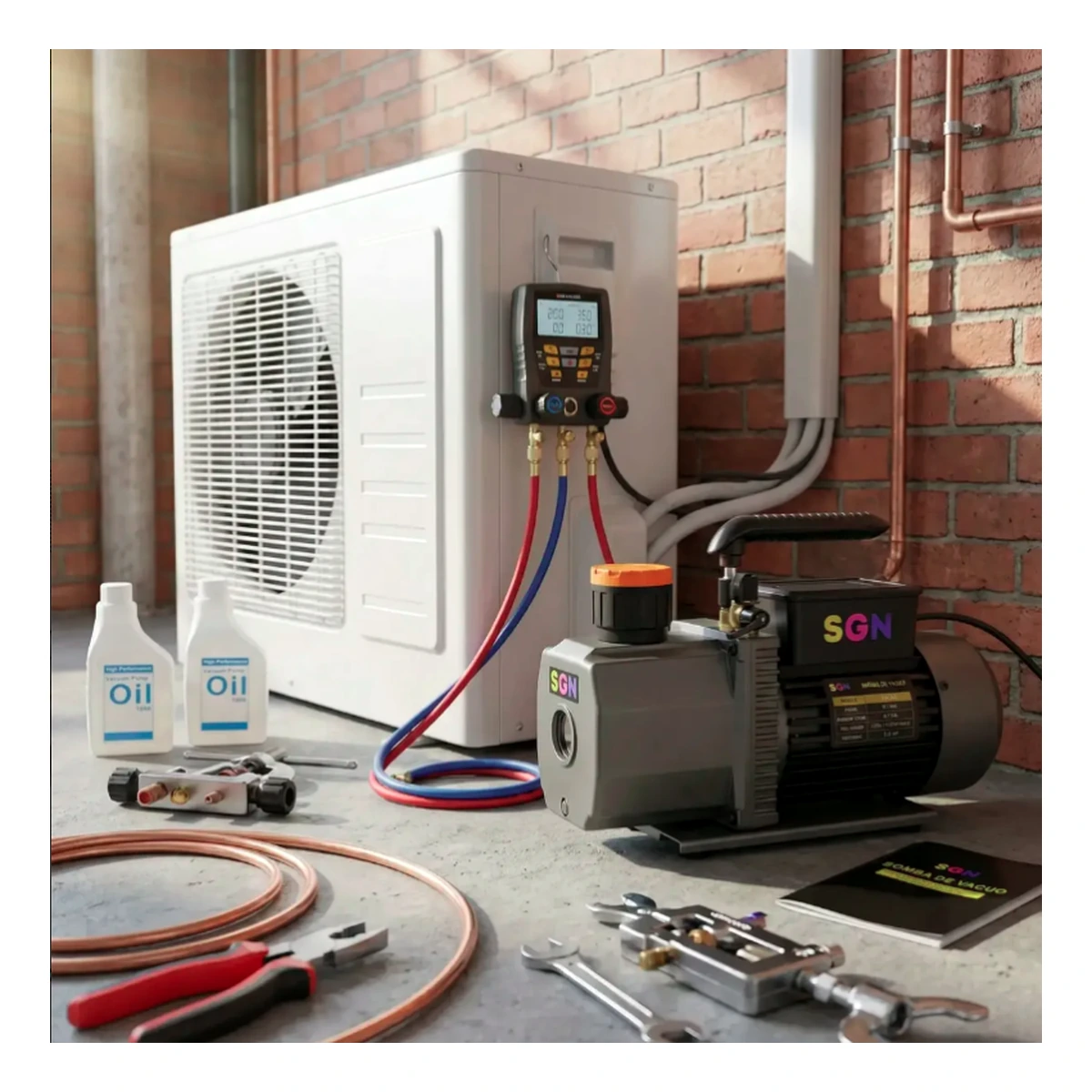 Produtos SGN para manutenção em refrigeração linha branca e climatização